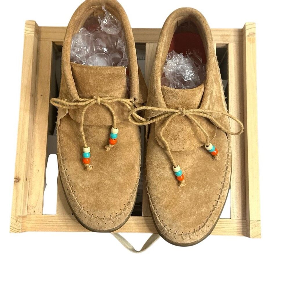 Vans Surf Brown Leather Moccasins Boho Vibe’n 7